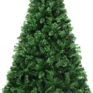 Christmas Tree 4FT - New Artificial Holiday Christmas Pine Tree with 300 PVC Branch Tips, Easy Assembly, Indoor Xmas Full Tree for Office Home Store Party Home Party Decoration Holiday Decor